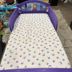 Toddler Bed (frozen)  With Mattress