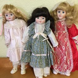 Vintage Porcelain Dolls