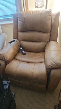 Matching leather lift chairs