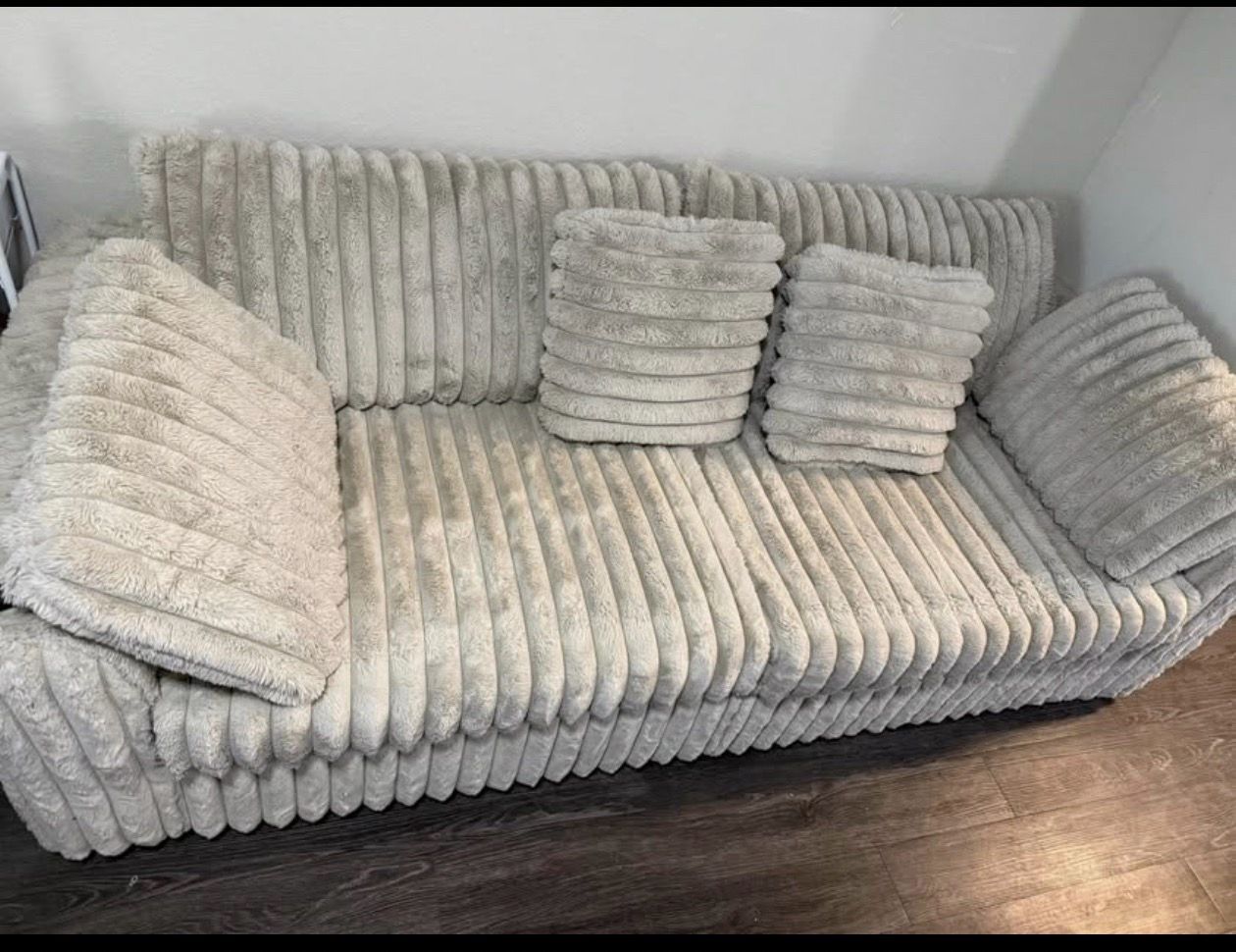 Electrical PULL OUT corduroy sofa - black, grey or white ππ»ππ»ππ»
