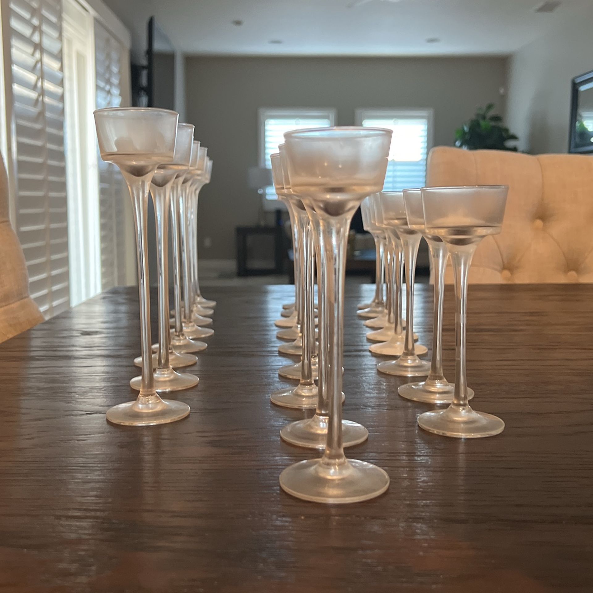 Glass Candle Holder