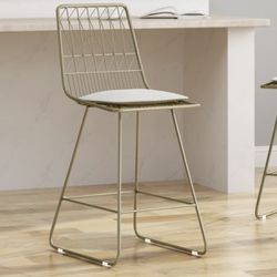 Counter Stool With Metal Frame (set of 4)