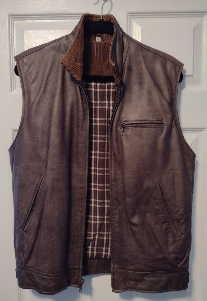 Vintage Banana Republic Leather Vest