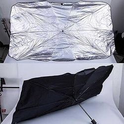 Automotive Car Windshield Foldable Umbrella Inner Sun Shade Cover