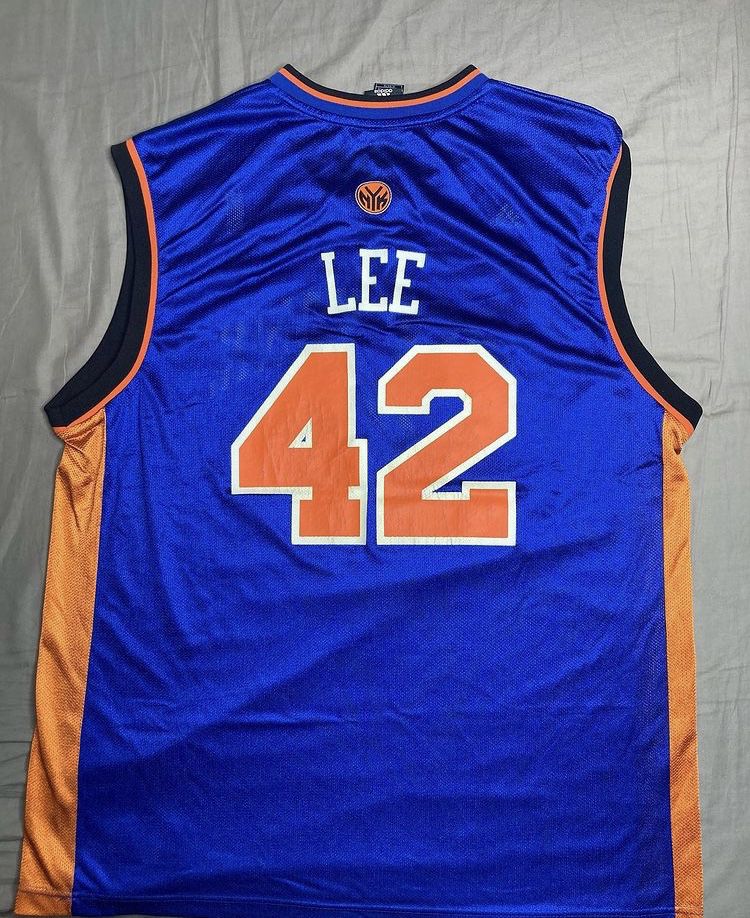 David Lee New York Knicks Adidas Jersey  Size XL