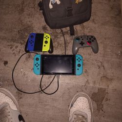 Nintendo Switch ,Game, Controller S ,case