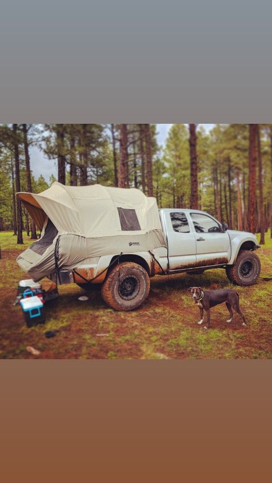 Kodiak Canvas Truck Bed Tent Tacoma Truck Bed Tent Glamping Camping Overlanding Overland Off Road Camper