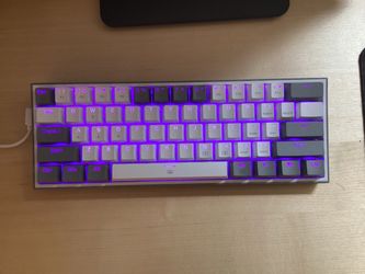 Redragon K617 Fizz 60% Backlit Mechanical Gaming Keyboard