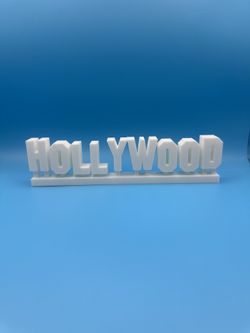 Hollywood 3D Printed Sign – Bulk Wholesale (25+ Units)