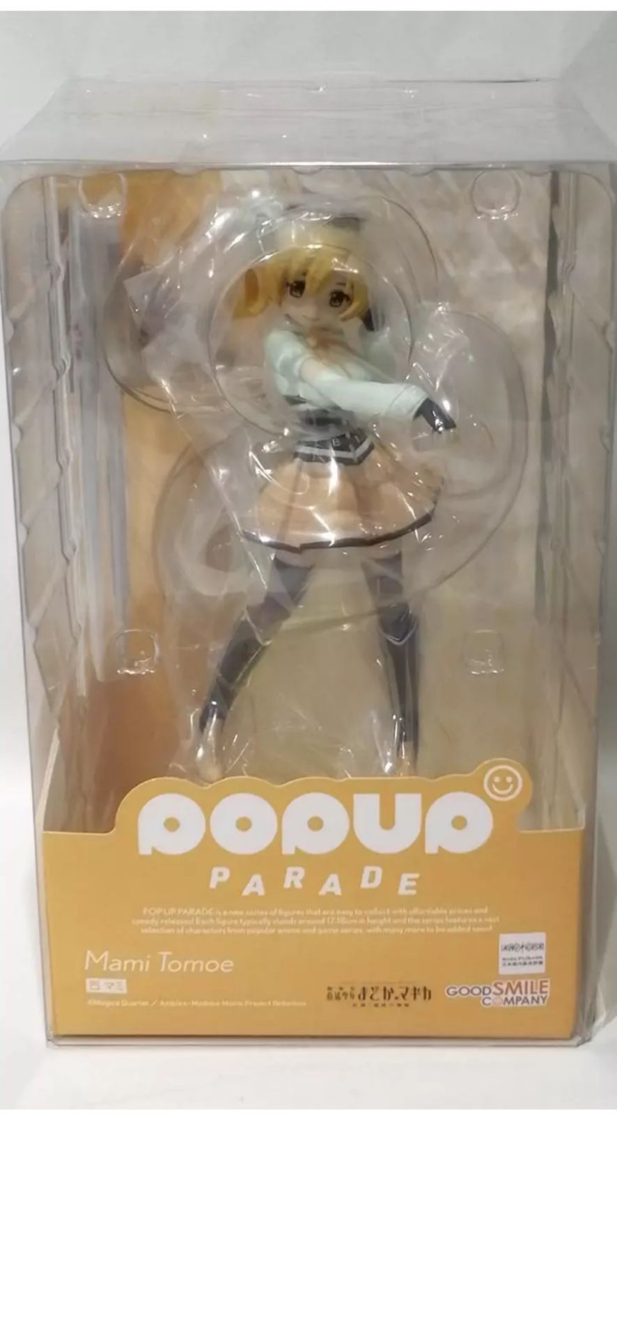 POP UP PARADE FIGURE OF MAMI TOMOE FROM PULLA MAGI MADOKA