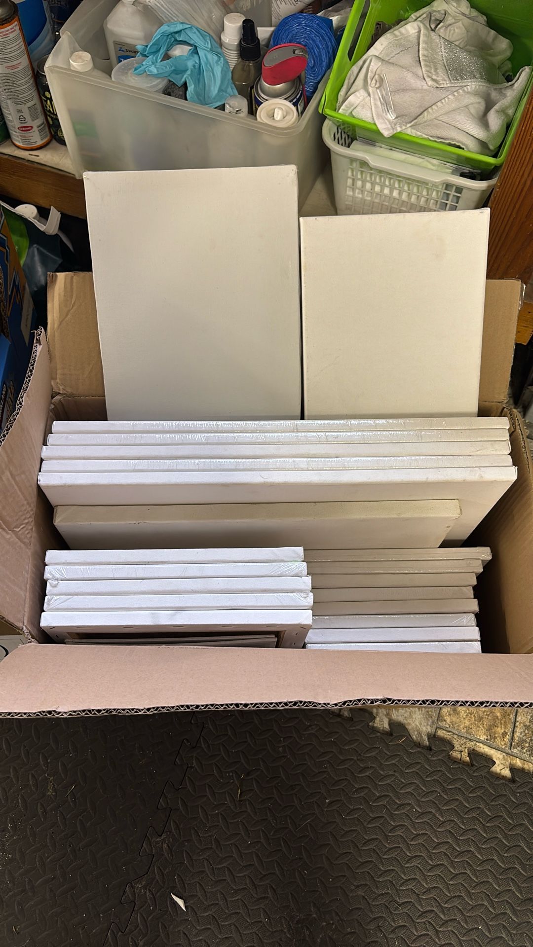 Large Assortment Of Canvas