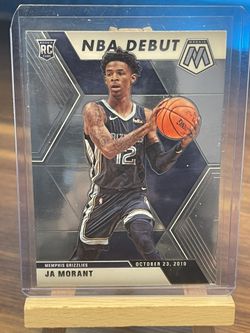2019 panini mosaic Rookie Ja Morant NBA debut