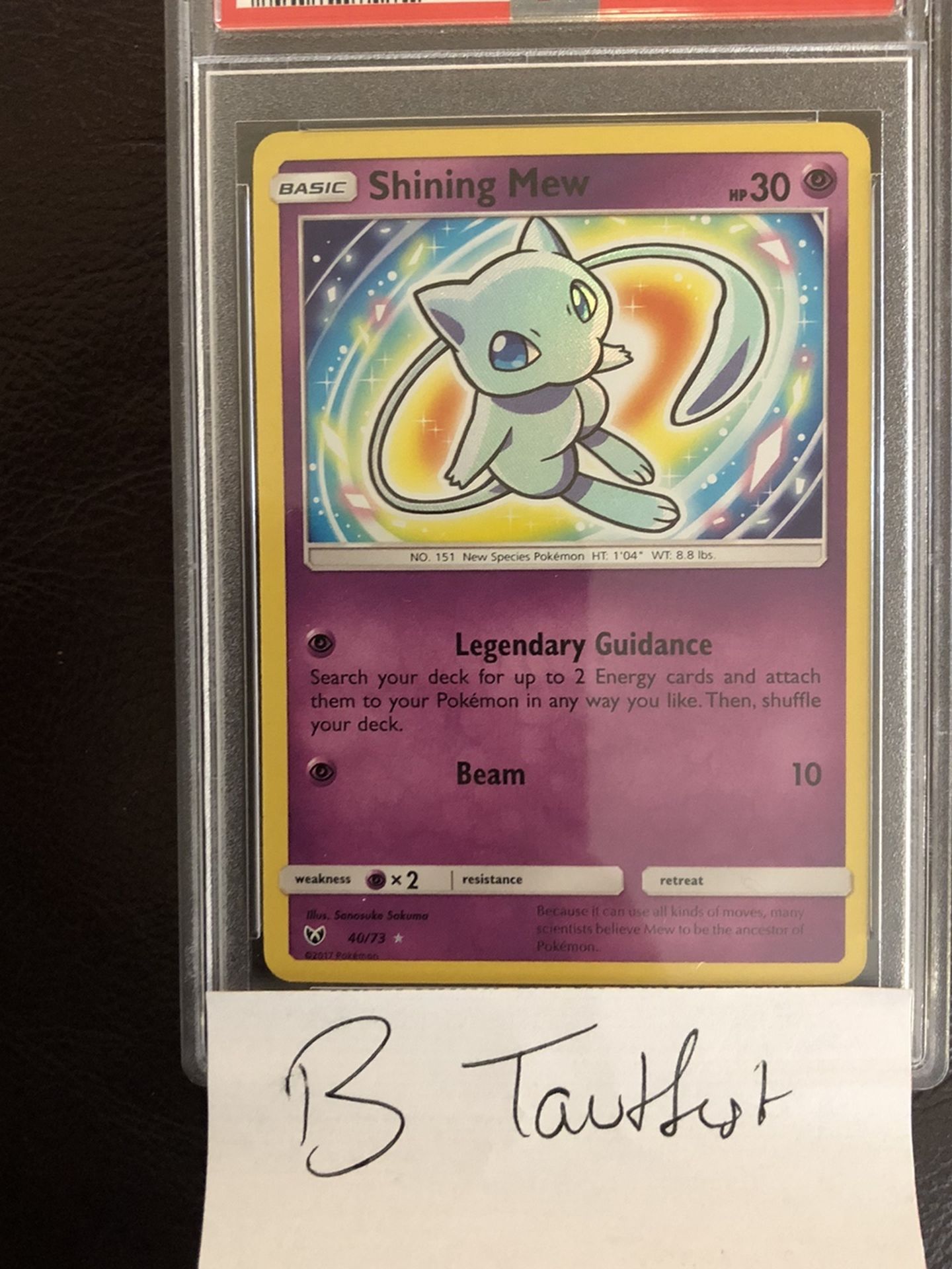 Shining Mew PSA 10 And 9