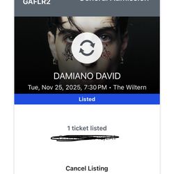 Concert Ticket 