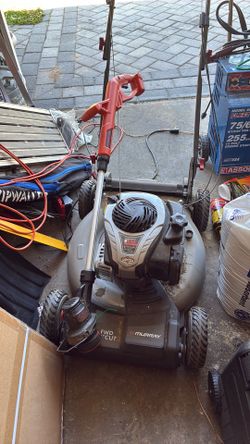 Lawn mower and weed wacker