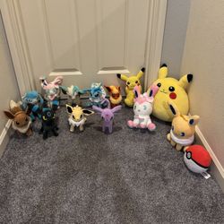 Pokémon Stuffed Characters Set