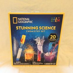 NATIONAL GEOGRAPHIC STUNNING SCIENCE CHEMISTRY SET