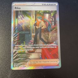 Rika Pokemon Card Full Art 