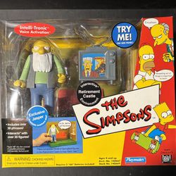 Simpsons interactive Retirement Castle vintage collectible toy 