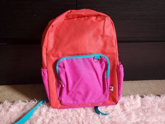 NWT Yoobi 17" Standard Backpack Multi Bright Colors Block