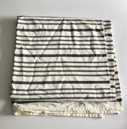 Threshold shower curtain