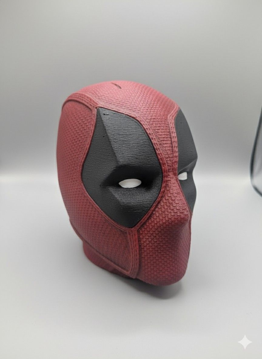 Deadpool Head 3d Printed Knife Holder