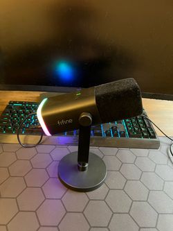 FIFINE USB/XLR Dynamic Mic for Podcast and PC Gaming Streaming