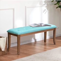 Brand New 44" Tufted Entryway Bench Upholstered Bedroom Bench