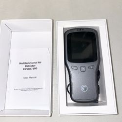 EG Air Quality Monitor, Formaldehyde Detector, Pollution Meter, Sensor, Tester; Detect & Test Indoor Pollution, TVOC Volatile Organic Compound Gas, PM
