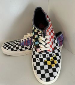 VANS Stranger Things Argyle Checkerboard Trainers Limited Edition size 12 men