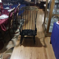 New Black Rocking Chair ($80) Reduced To $70.00.