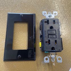Leviton 20amp GFCI Outlet Black