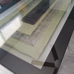 Custom Made Desk/ Table Large Shadow Box With Glass Top