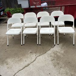 Samsonite Folding Chairs Set Of 8 