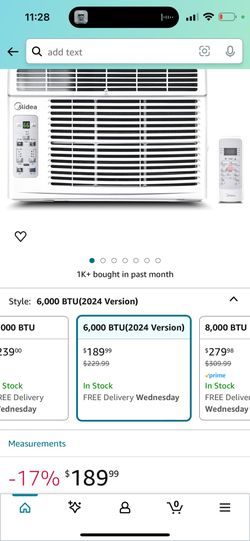 Midea Air Condition 5000 BTU
