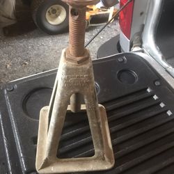 Reese Vintage Jack Stand 10-18" cast metal Elkhart Indiana Airstream