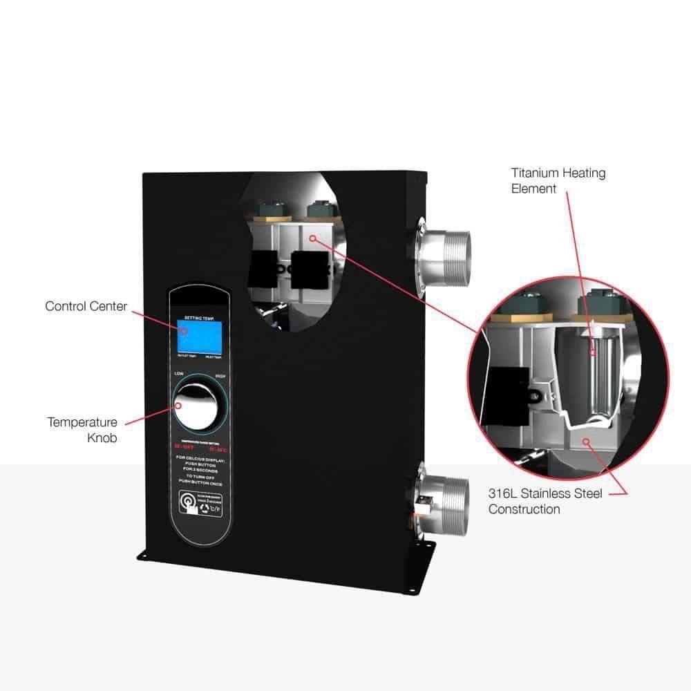 New Heater For Above Ground Pools Spas Jacuzzi Portable Pools Etc