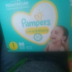 Box Of  Pampers 96 Count