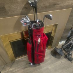 9 CLUBS SET WITH GOLF BAG (SPALDING)