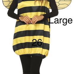 Bumble Bee Costume Halloween Adult Large / Disfraz de Abeja Adulto Grande 