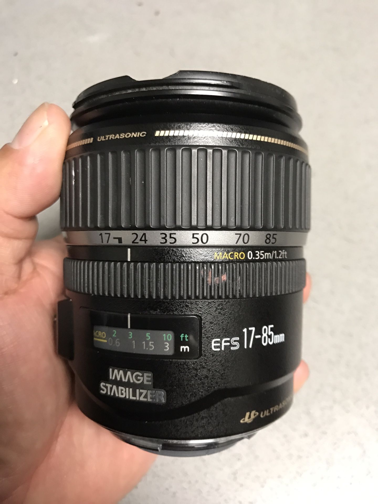 Canon 17 85mm Ultrasonic IS Lens