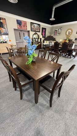 7 PC DINING TABLE