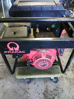 Electric Start Pramac 6000 w contractors grade generator honda gx390 motor
