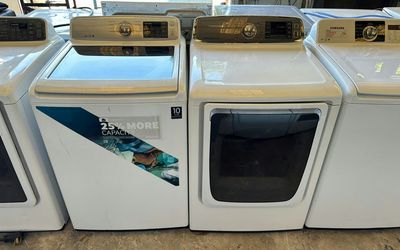 Samsung Basic Washer Dryer Set (Top Load Washer & Dryer Set) - Energy Efficient, Top Load