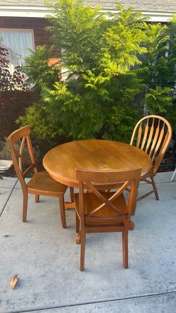 Small table with chairs