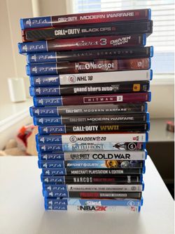 PS4 Games used