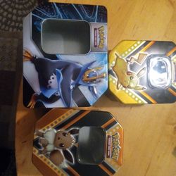 Empty Pokemon Tins
