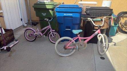 Kids bikes 20” bubble pop and mini Bella cruiser