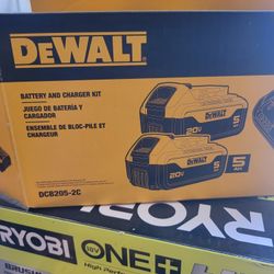 DEWALT 20V MAX LITHIUM 5.0AH BATTERIES NEW EACH POR UNA BATERIA