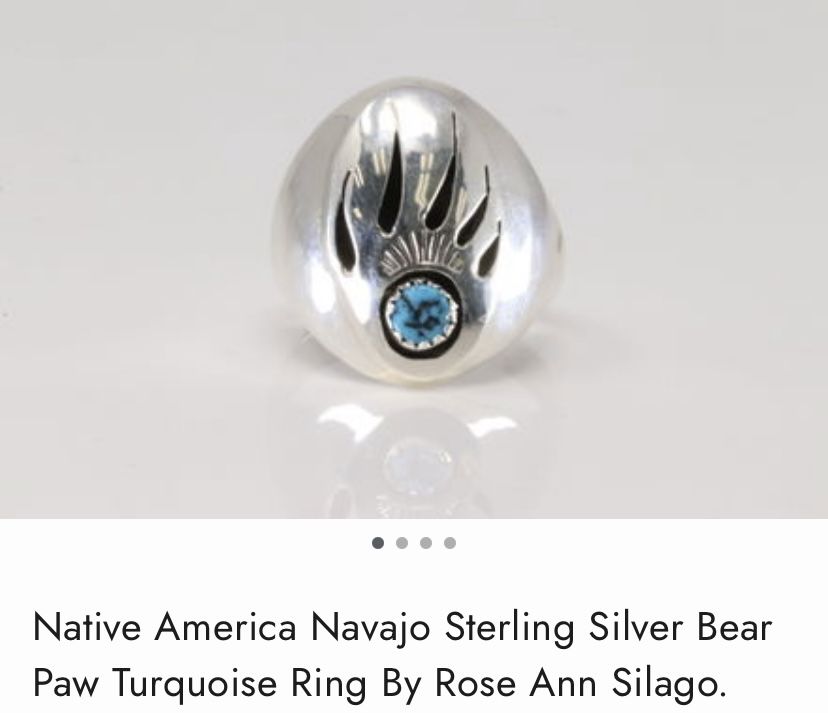 Bear Paw Native American Ring By Rose Anne Silago